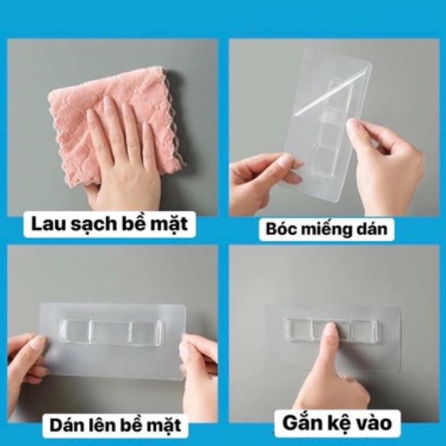 ỐNG ĐŨA TREO TƯỜNG ĐÁM MÂY KÈM MÓC TREO DỤNG CỤ BẾP