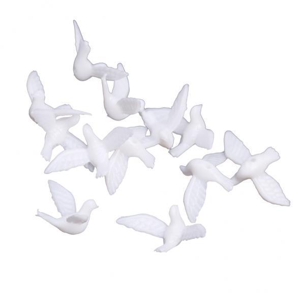 7-10pack 12pcs Baby Shower Christening Table Confetti Pigeon Wedding Table Decor