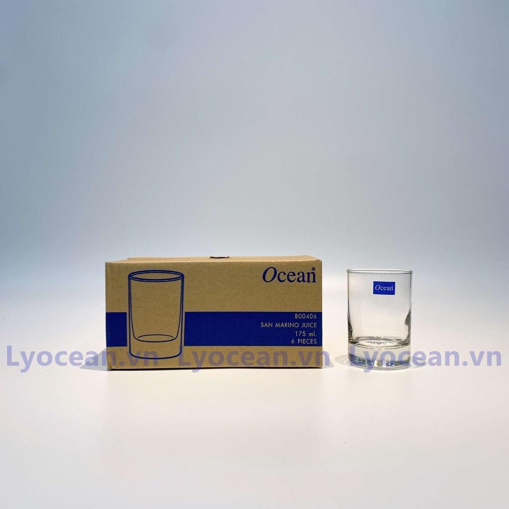Bộ 6 Cốc Thủy Tinh San Marino Juice Ocean Thái Lan