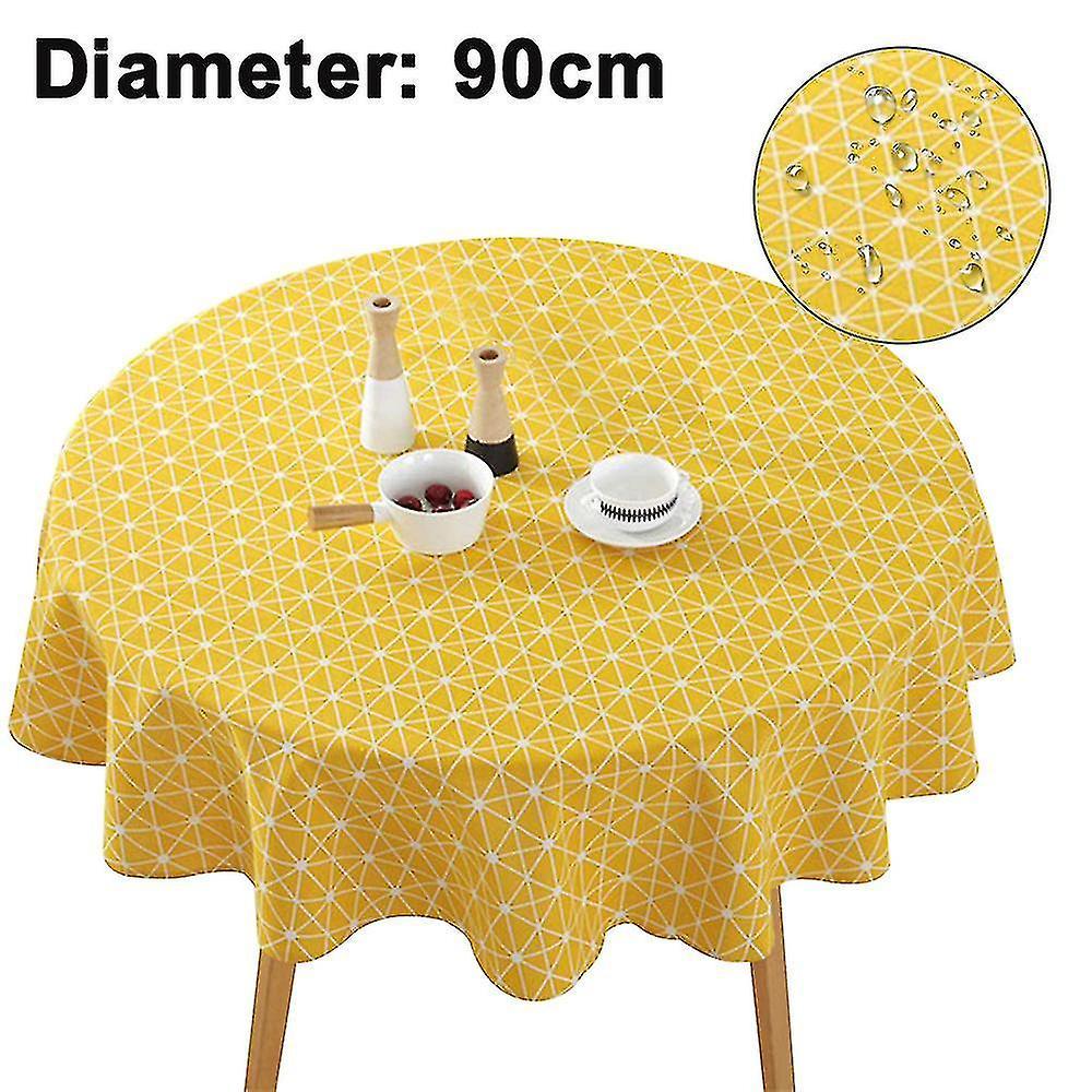 Hình tròn hình khăn trải bàn trải bàn chống phai màu miễn phí bìa bàn ngoài trời cho nhà bếp ăn tiệc Giáng sinh ngày lễ Giáng sinh