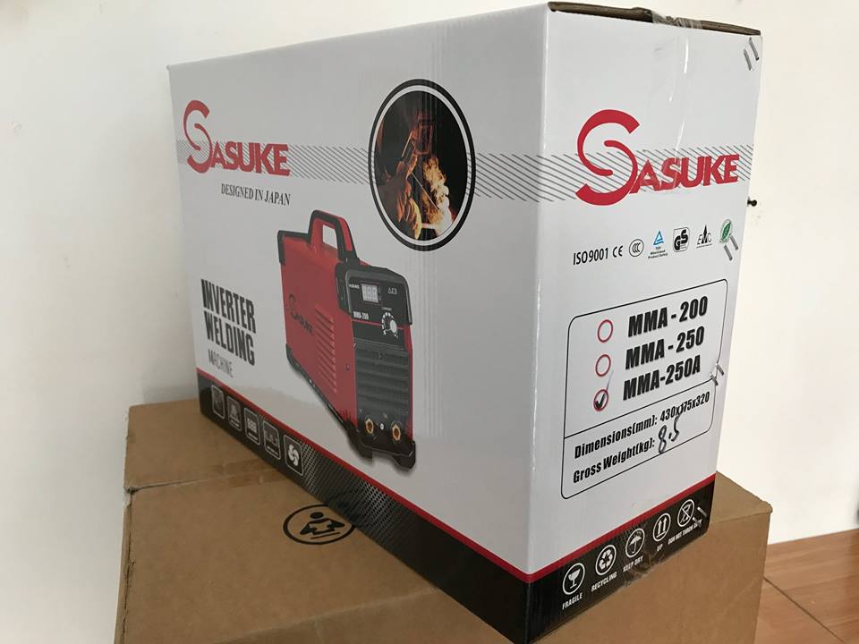 Máy hàn que MOSFET 1.6-5.0mm Sasuke MMA-250A - Hàng chính hãng