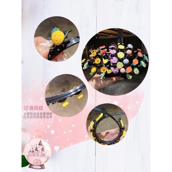 Băng đô cài ép tóc cho mẹ và bé cài tóc phá cách dễ thương cài tóc tết