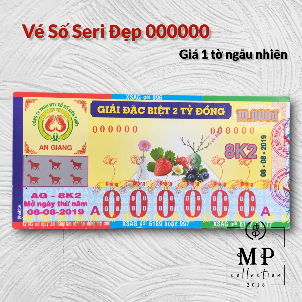 Vé Số Việt Nam Seri Đẹp full 000000 Các Tỉnh [Vé Số Xưa Sưu Tầm].