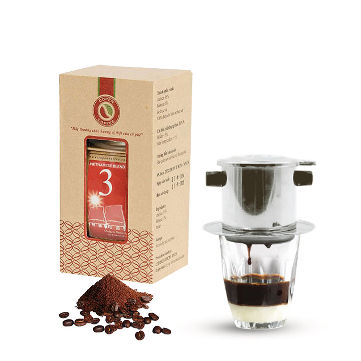 Hộp quà tặng Copen coffee Vietnamese Blend 3