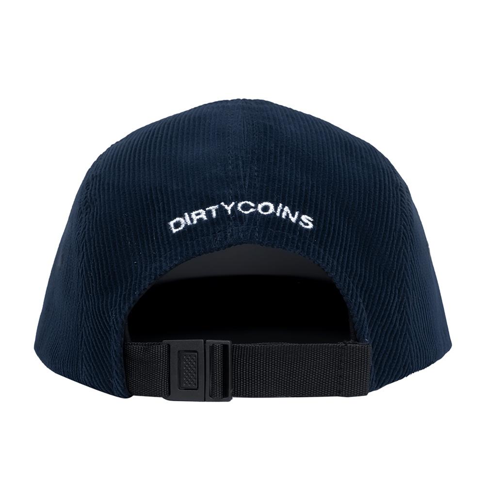 DirtyCoins Nón Corduroy 5 Panels Cap - Blue