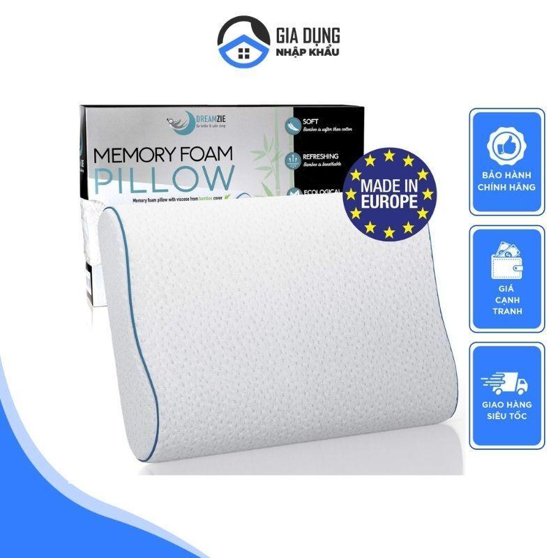 Gối Ngủ Dreamzie Hỗ Trợ Giảm Đau Cổ Vai Gáy, Dreamzie Pillow, 60x40 Chống Thoái Hóa Đốt Sống Cổ, Chuẩn EU, Nhập Đức