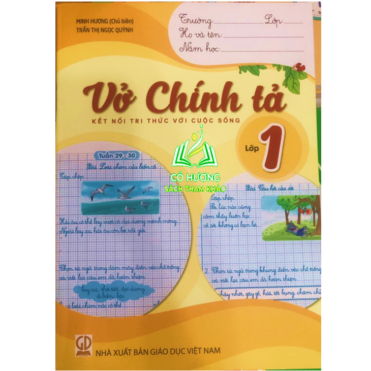 Sách - Vở chính tả lớp 1 ( kết nối tri thức ) - 2023