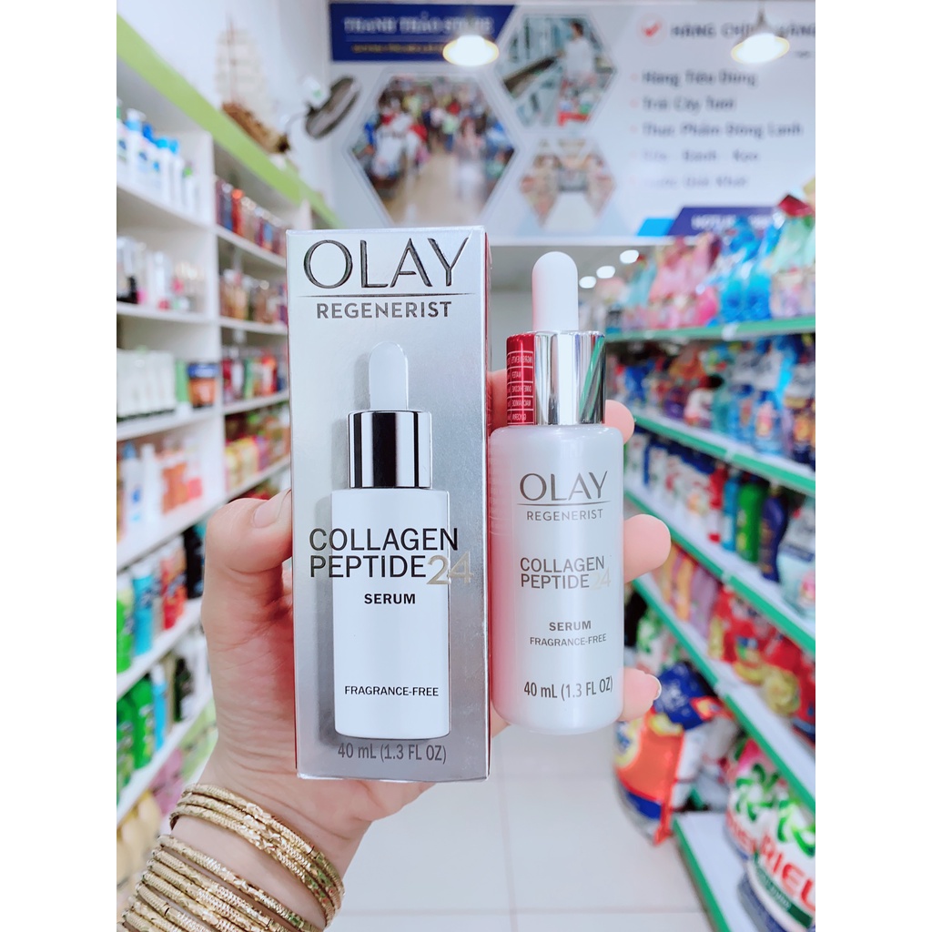 Tinh chất chống lão hóa Olay Regenerist Collagen Peptide 24 Serum 40ml (Không mùi) - bản mỹ