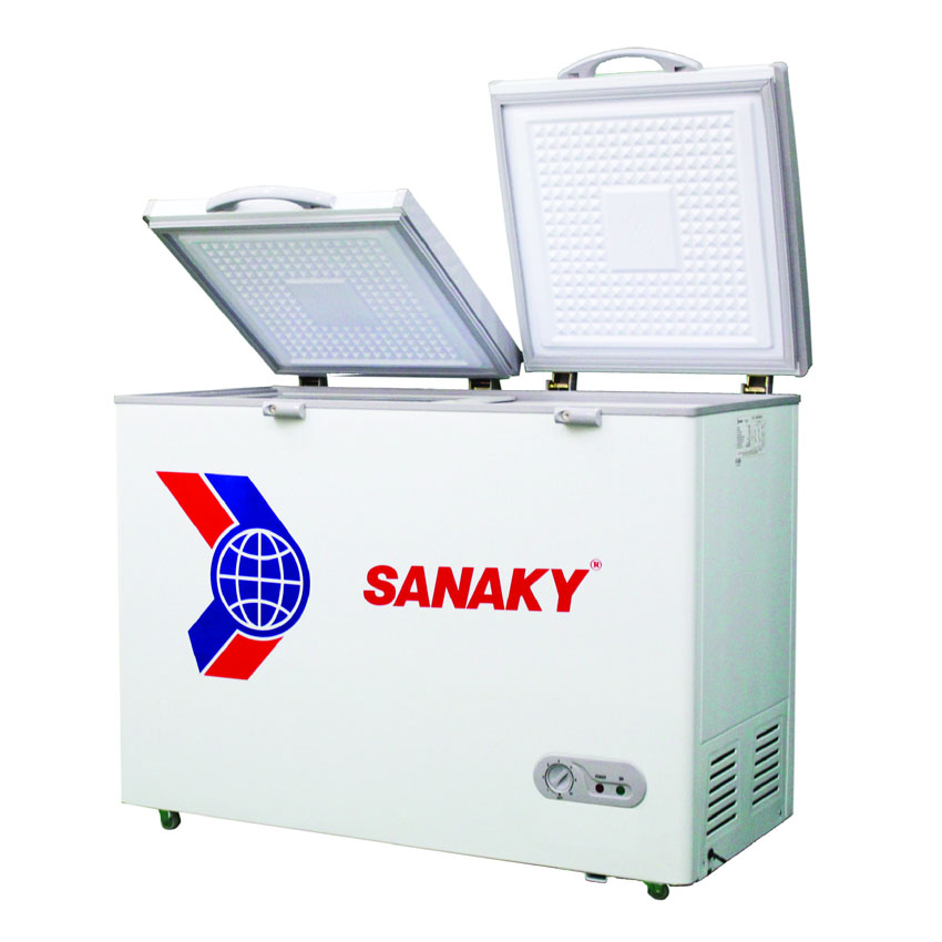 TỦ ĐÔNG MÁT SANAKY 195 LÍT VH-255W2 NHÔM (R600A) - hàng chính hãng - chỉ giao HCM