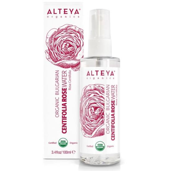 Nước Hoa Hồng Bulgaria Hữu Cơ (Rosa Damascena) Organic Bulgarian Rose Water Alteya Organics ORW06P (100ml)