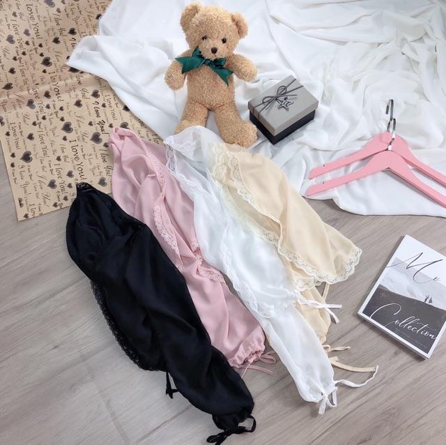 Áo khoác voan lửng dạng cardigan vải voan mỏng