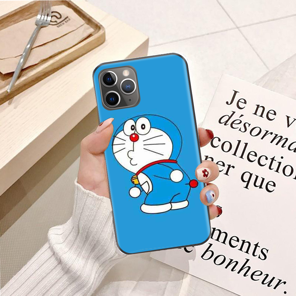 Ốp lưng điện thoại Iphone 11 Pro viền silicon dẻo TPU  hình Doremon Nhảy Múa - Hàng chính hãng