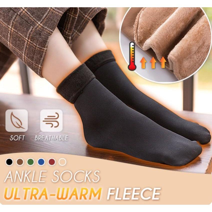 Tất Lông Cừu Siêu Ấm Ankle Socks - Sky