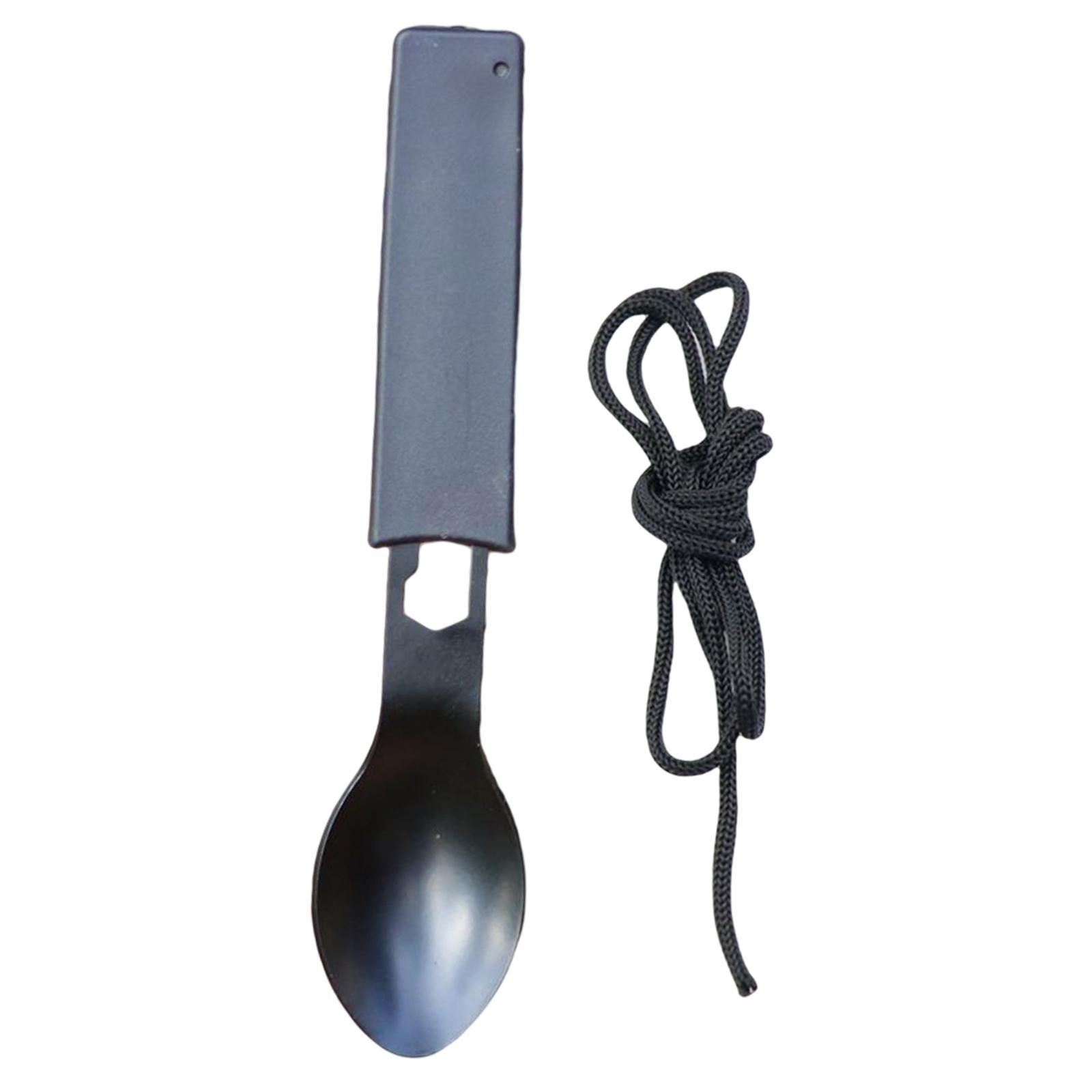 8 in1 Multifunction Tableware Spoon Camping Bottle Opener Fork Knife