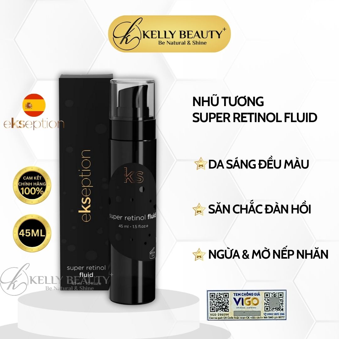 Nhũ Tương Chống Lão Hóa Da ekseption Super Retinol Fluid | Kelly Beauty