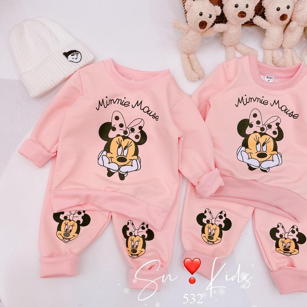 Bộ quần áo bé gái Mickey da cá Quảng Châu