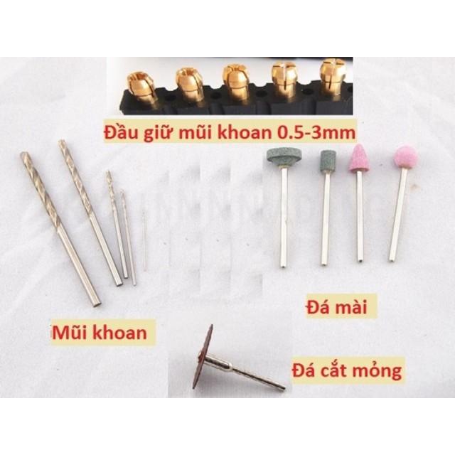 Máy Khoan, Mài, Dũa Mini Cầm Tay Chuyên Sửa Mạch Kviễn