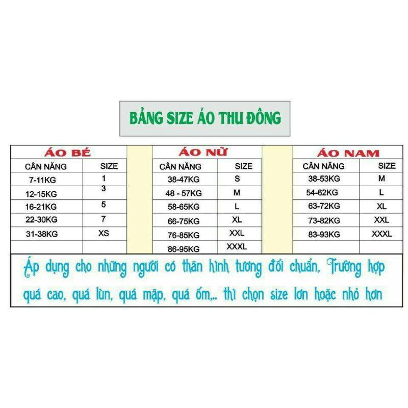 Áo đôi thu đông hình gấu