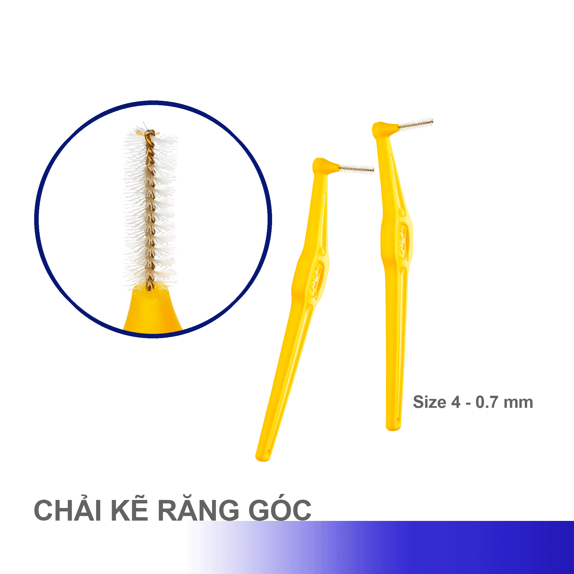 Bộ 6 Cây Bàn Chải Kẽ Răng Góc Tepe Angle Interdental Brushes