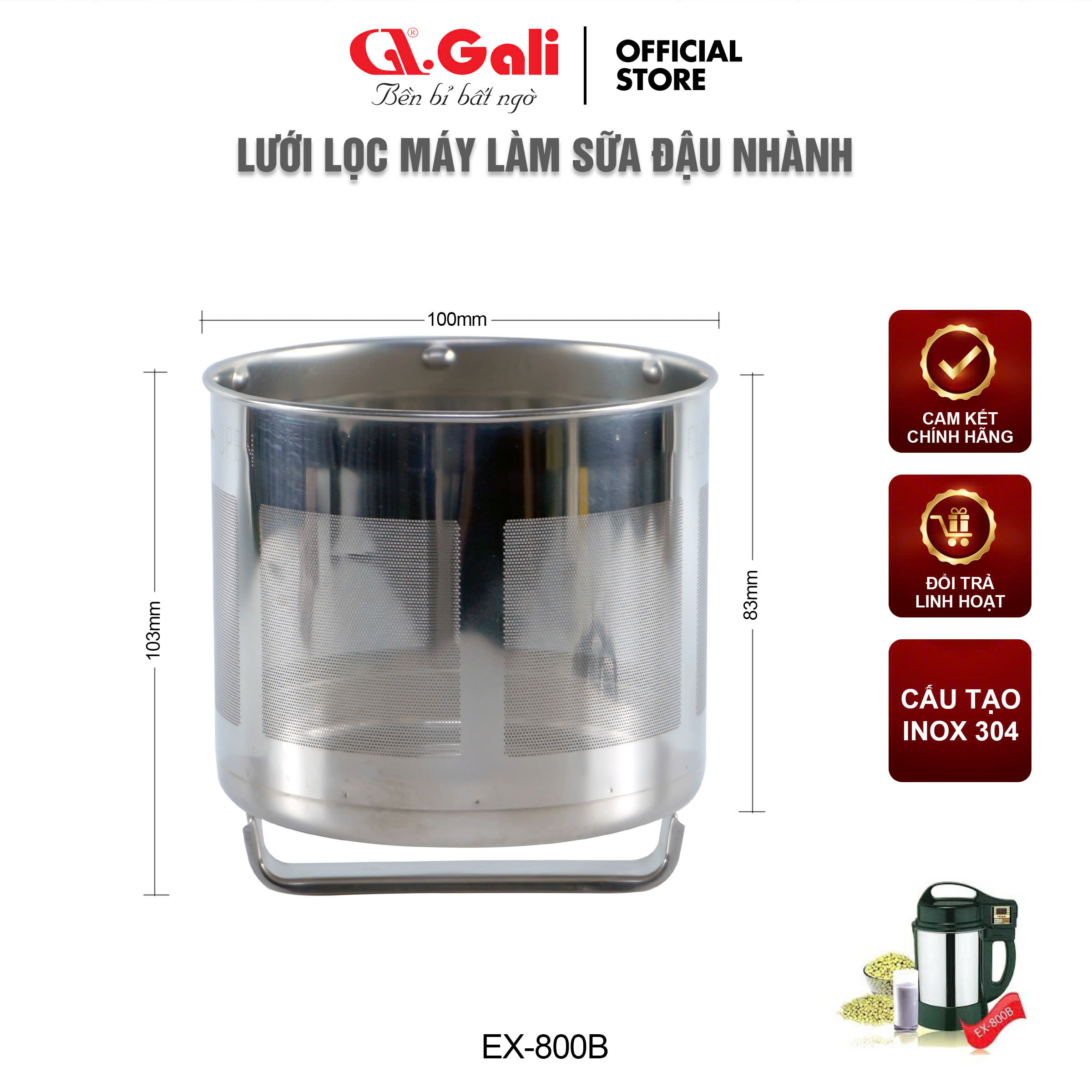 Lưới Lọc Inox 304 Cao Cấp, Phụ Kiện Thay Thế Cho Máy Làm Sữa Hạt, Máy Xay Đậu Nành – Chống Gỉ, Lọc Mịn Hiệu Quả – Dễ Vệ Sinh, Lắp Đặt Nhanh Chóng – Tiện Lợi Và Tiết Kiệm Chi Phí