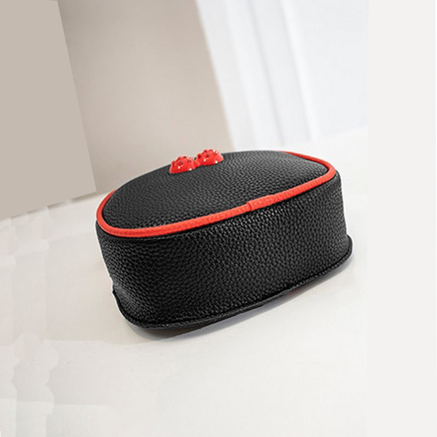 Balo Mini Nhỏ Xinh Cherry Bl35 Da Trơn Mới