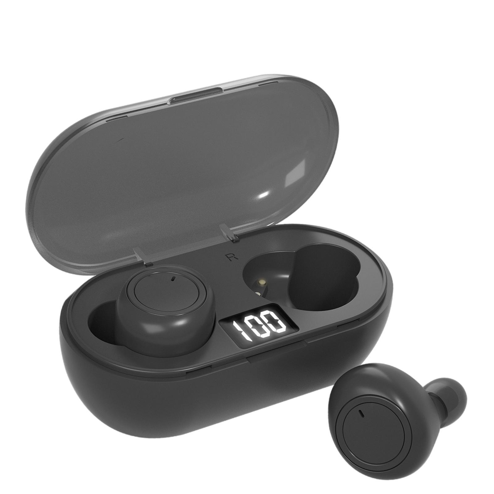 Earplugs Charging Case  for Cellphone Tablet Travel Gifts Black