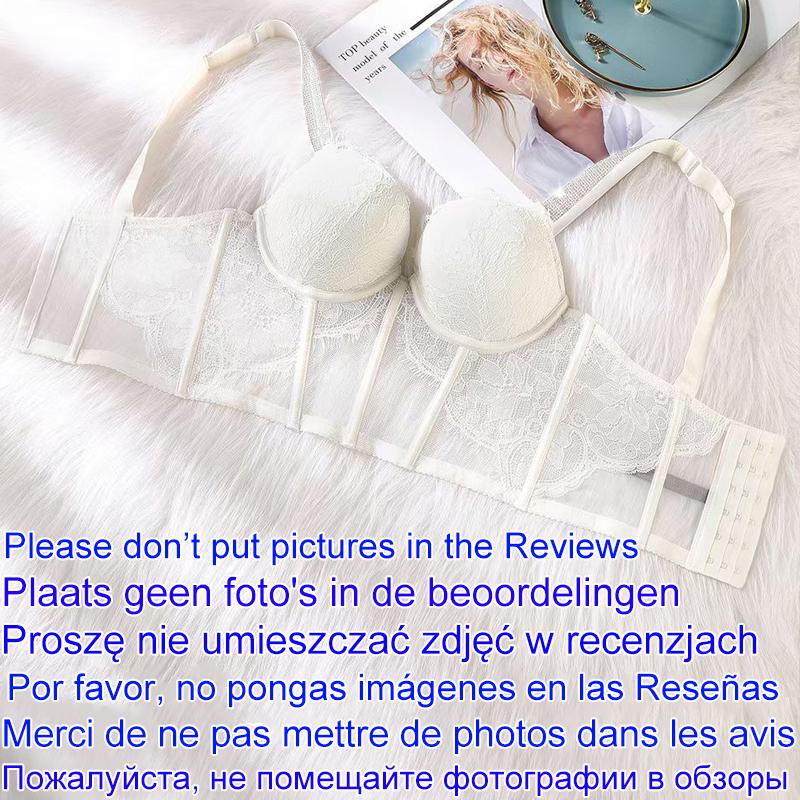 Áo Ngực Ren Chữ Cái Áo Ngực Đúc Đồ Lót Nữ Push Up Ren Gợi Cảm Nữ Bralette Hồng Áo Lót Dây Chéo Top