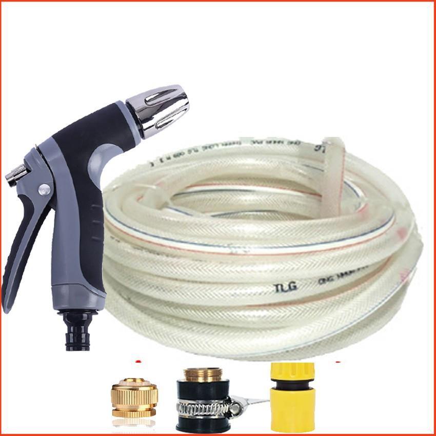 Bộ dây và vòi xịt rửa xe tưới cây tăng áp 3-5m 206817