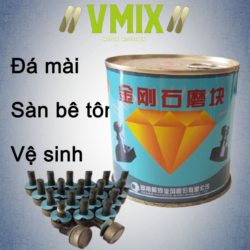 Đá mài sàn vệ sinh sàn bê tông để làm chống thấm ,Vệ sinh bề mặt bê tông thô nhanh , bền và dễ lắp ráp .Vmixeco