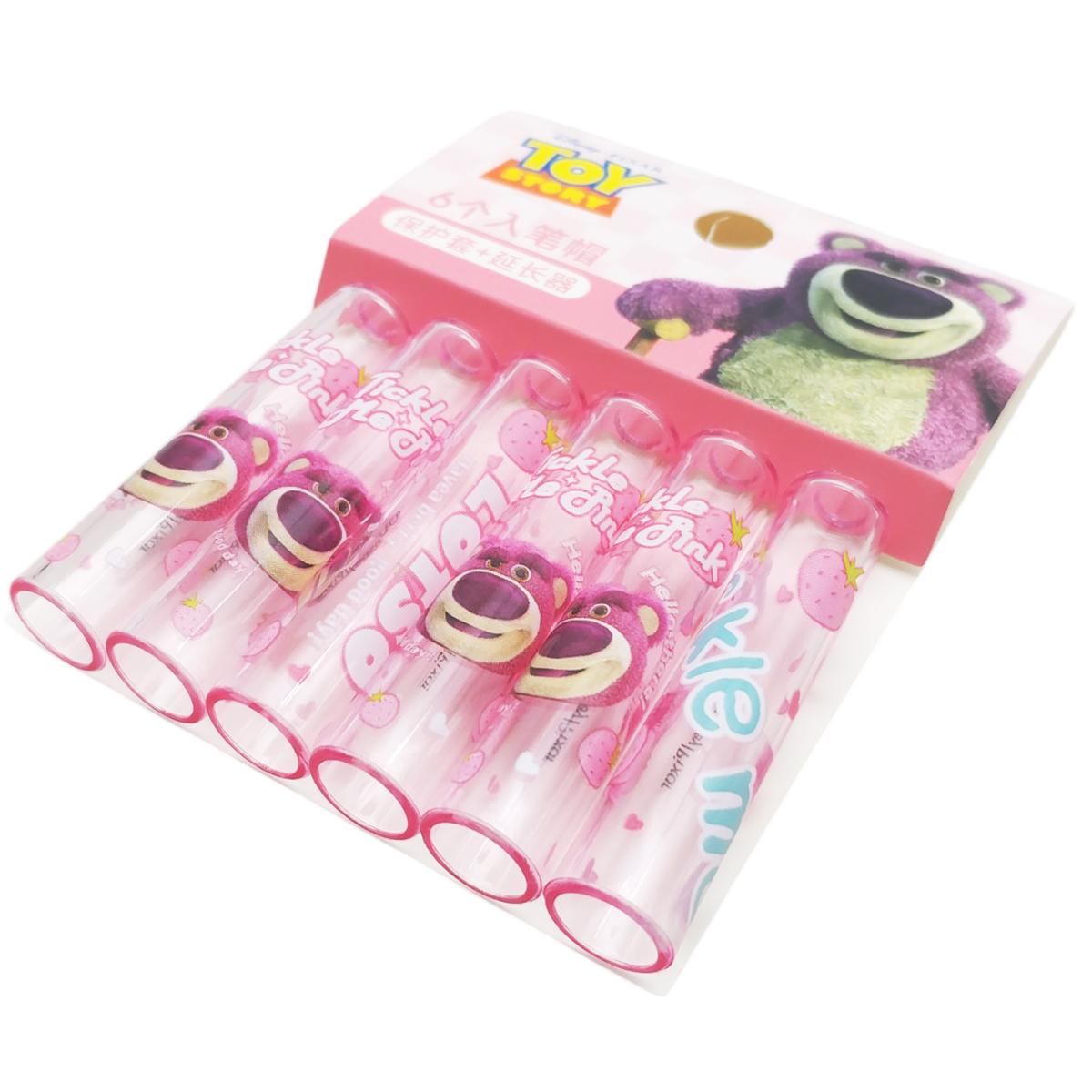 Bộ 6 Nắp Đậy Bút Chì Gấu Lotso - Ume A74042-T1S