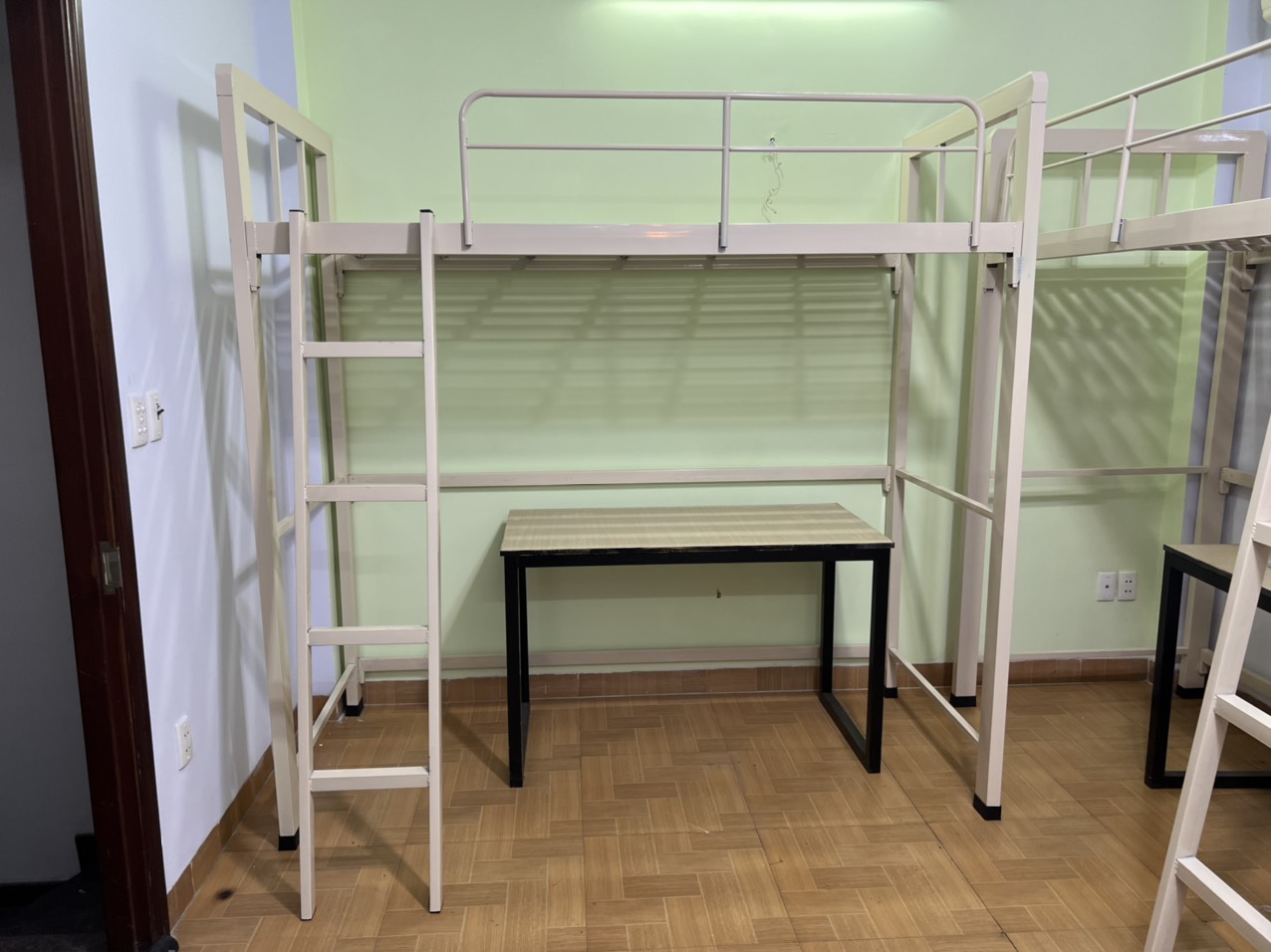 Giường sắt hộp 1 tầng trên Cao cấp - Nội Thất Đại Thành