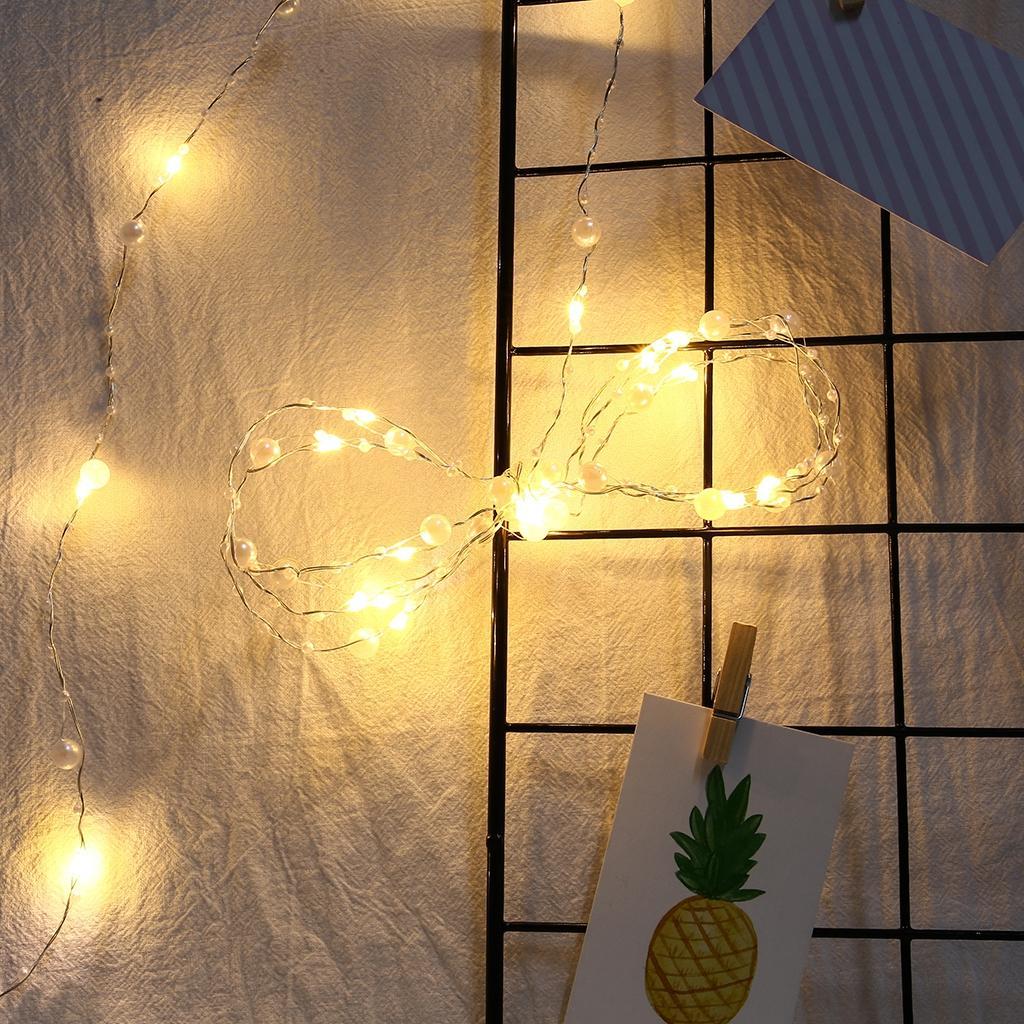 LED Fairy Lights Pearl LED String Lights Holiday Party Decorative Lights