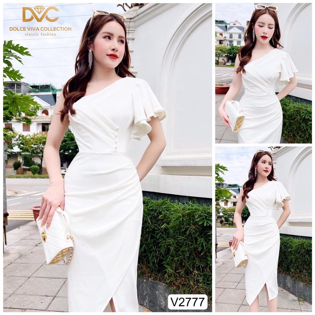 Đầm body trắng dự tiệc sang chảnh quyến rũ tôn dáng sành điệu , thời trang y hình
