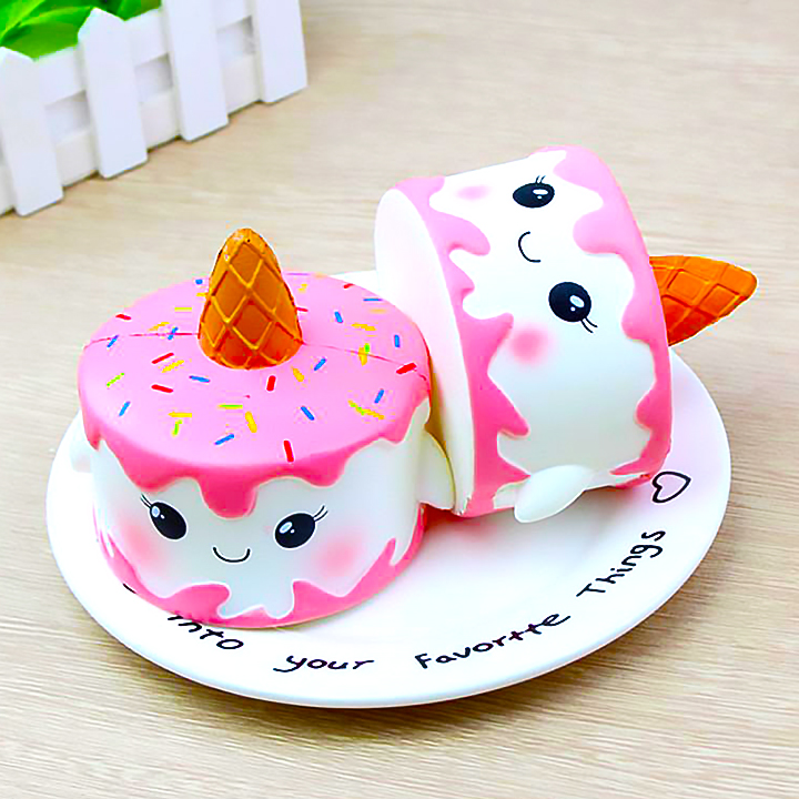 Squishy bánh kem Unicorn, squishy chậm tăng mùi thơm dịu nhẹ, đồ chơi cho bé trai và bé gái