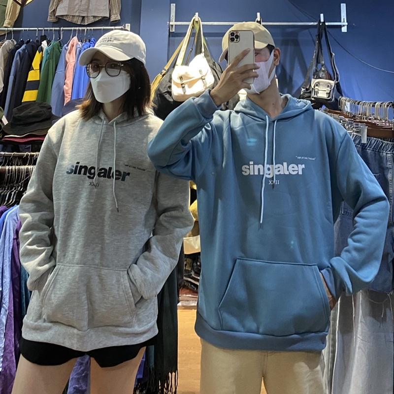 NEW - ÁO HOODIE NỈ BÔNG IN CHỮ BASIC 3 MÀU ĐẸP LẮM