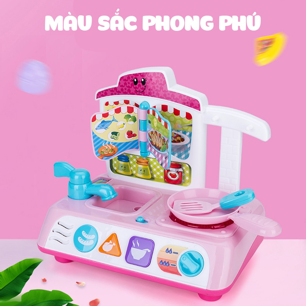 Bộ đồ chơi nấu ăn - nhập vai đầu bếp tài ba Winfun 0755G: Kích thích phát triển ngôn ngữ - xã hội và sự sáng tạo cho bé - tặng đồ chơi tắm 2 món