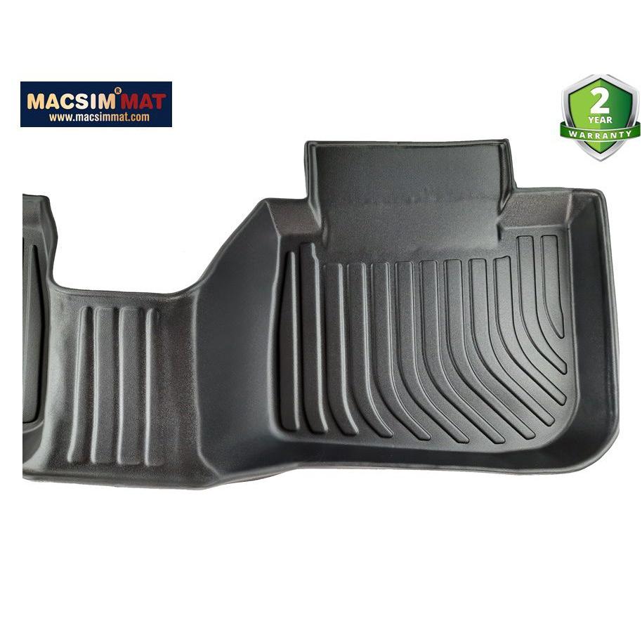 Thảm lót sàn xe ô tô Subaru outback 2015-2019 Nhãn hiệu Macsim chất liệu nhựa TPV cao cấp màu đen