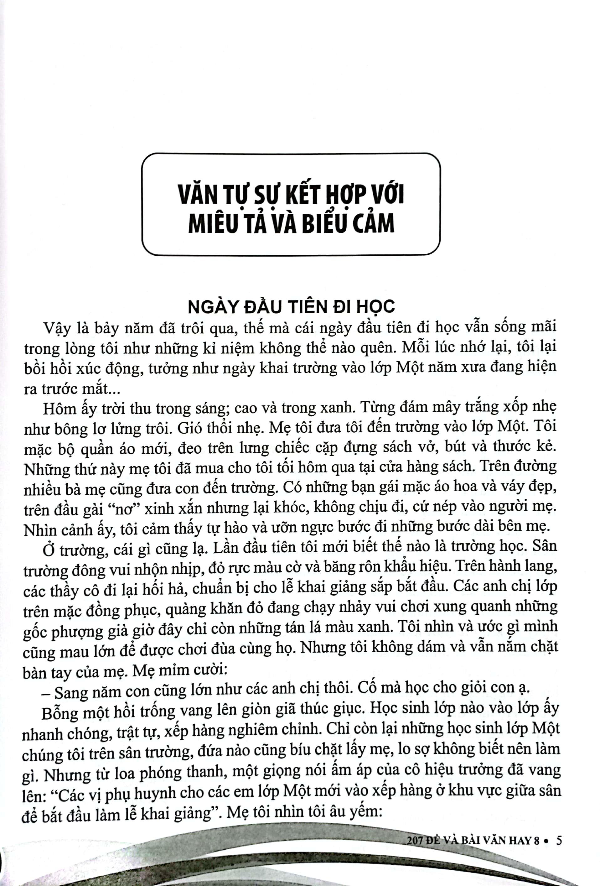207 Đề Và Bài Văn Hay 8 (Theo Chương Trình Giáo Dục Phổ Thông Mới)