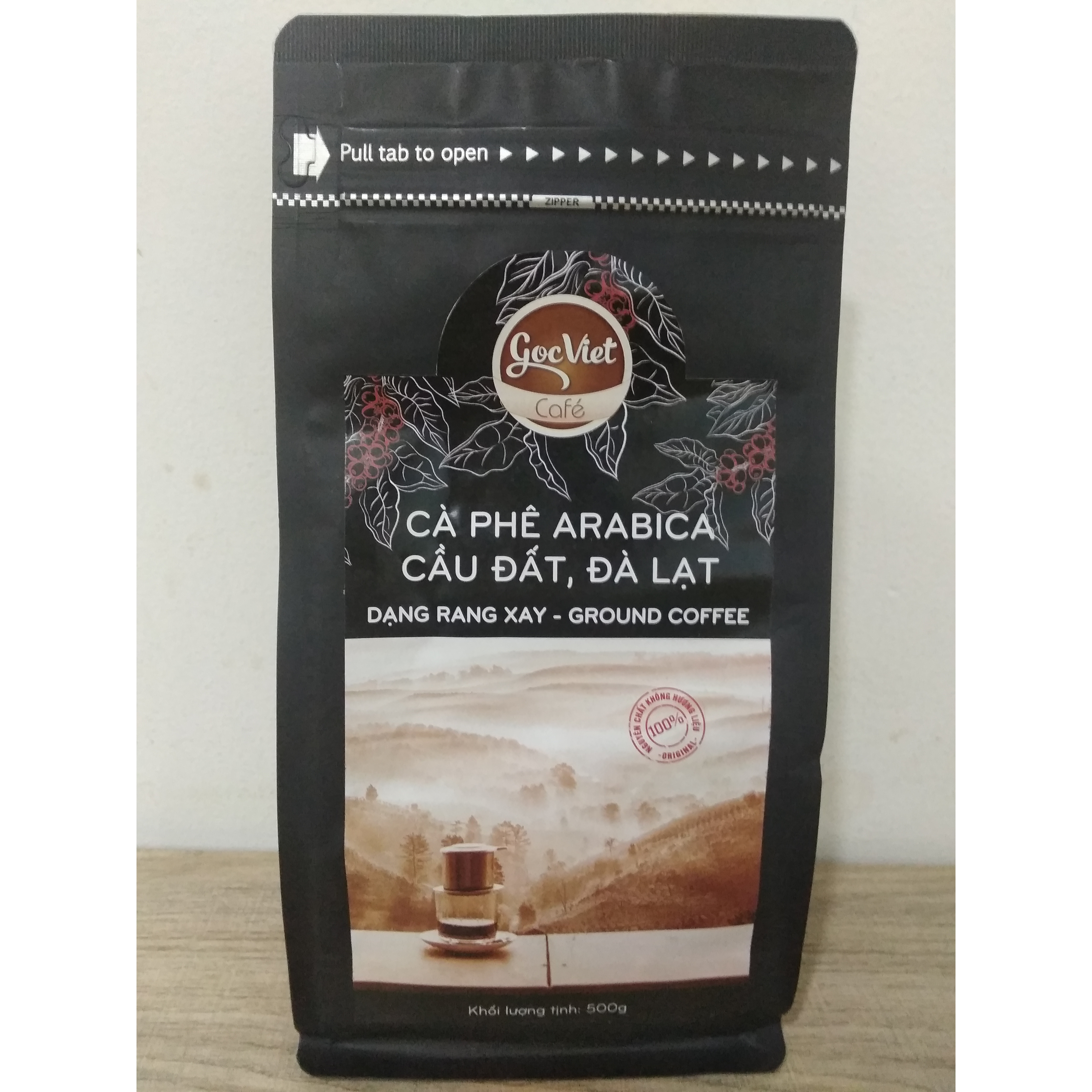 Cà phê Arabica Cầu  Đất Đà Lạt - 500 g