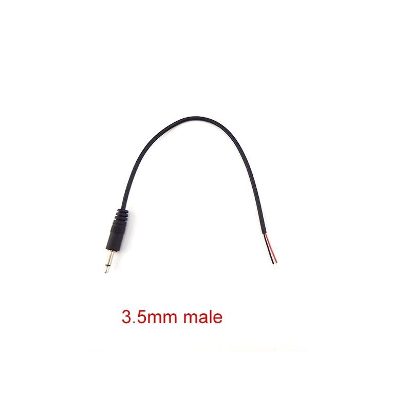 Set 1/5 Dây Cáp Nối Âm Thanh Nối Dài 25CM 2pin 2.5mm 3.5mm Chuyên Dụng