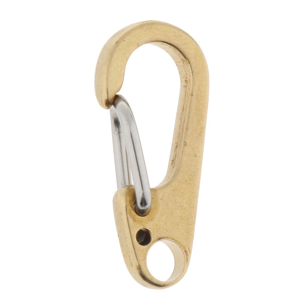 Quickdraw Spring Snap Clip Hook Key Carabiner Keychain Hanging Buckle Clasps
