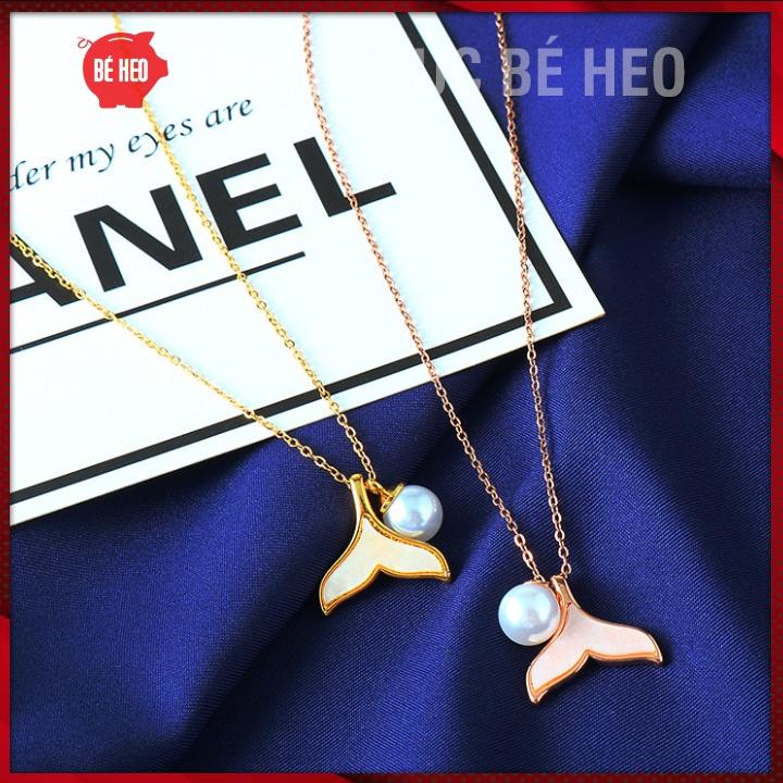 Dây chuyền titan đuôi cá - Trang sức Bé Heo BHDC263