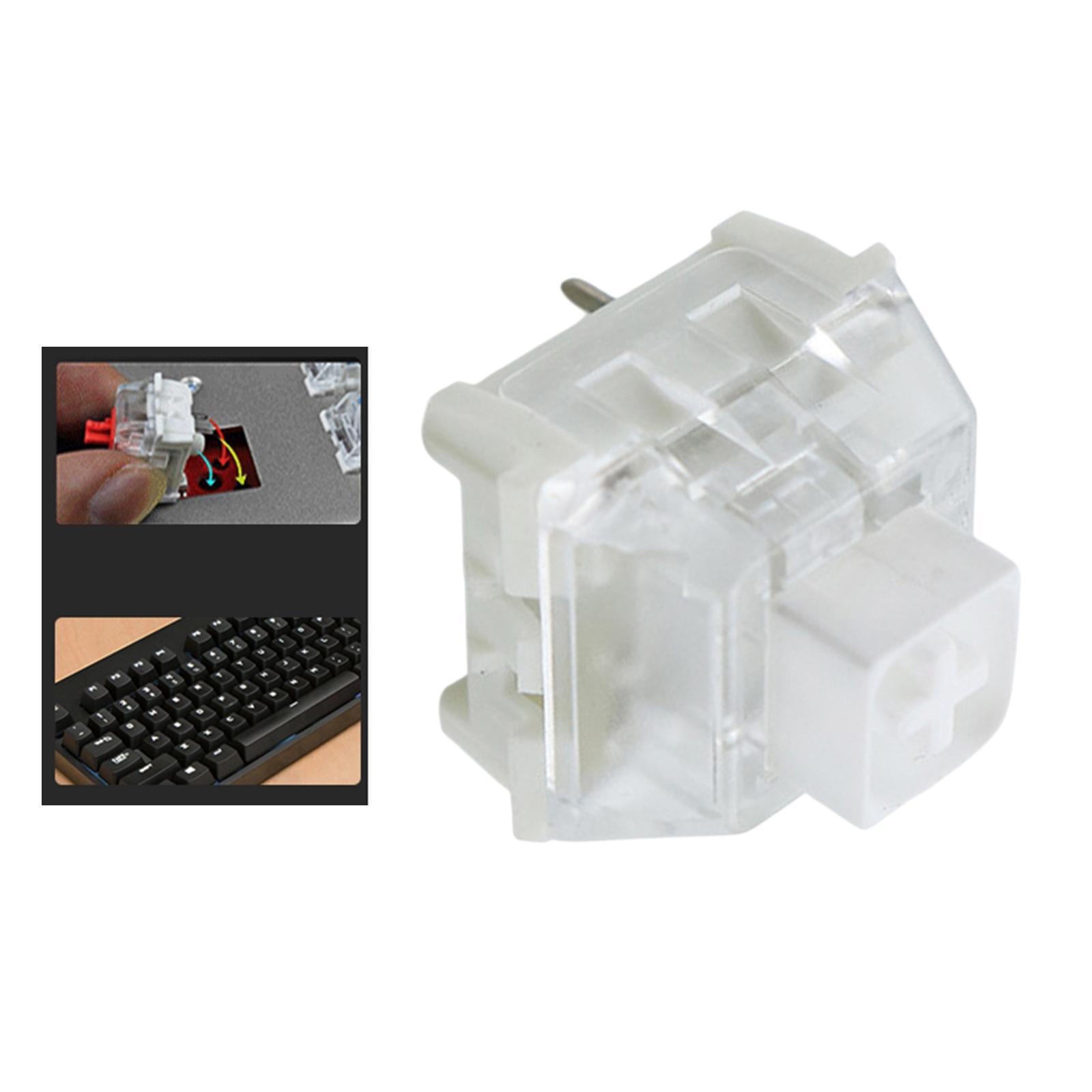 Box Switches for Mechanical Gaming Keyboards 3 Pin Switches IP56 Dust Resistant Clicky Linear Tactile SMD Compatible Plate Mounted