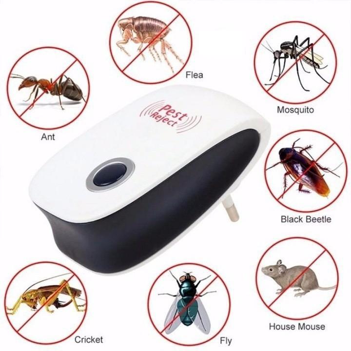 Máy Đuổi Chuột, Muỗi, Côn Trùng PEST REJECT Bằng Sóng Siêu Âm Không Sát Sinh