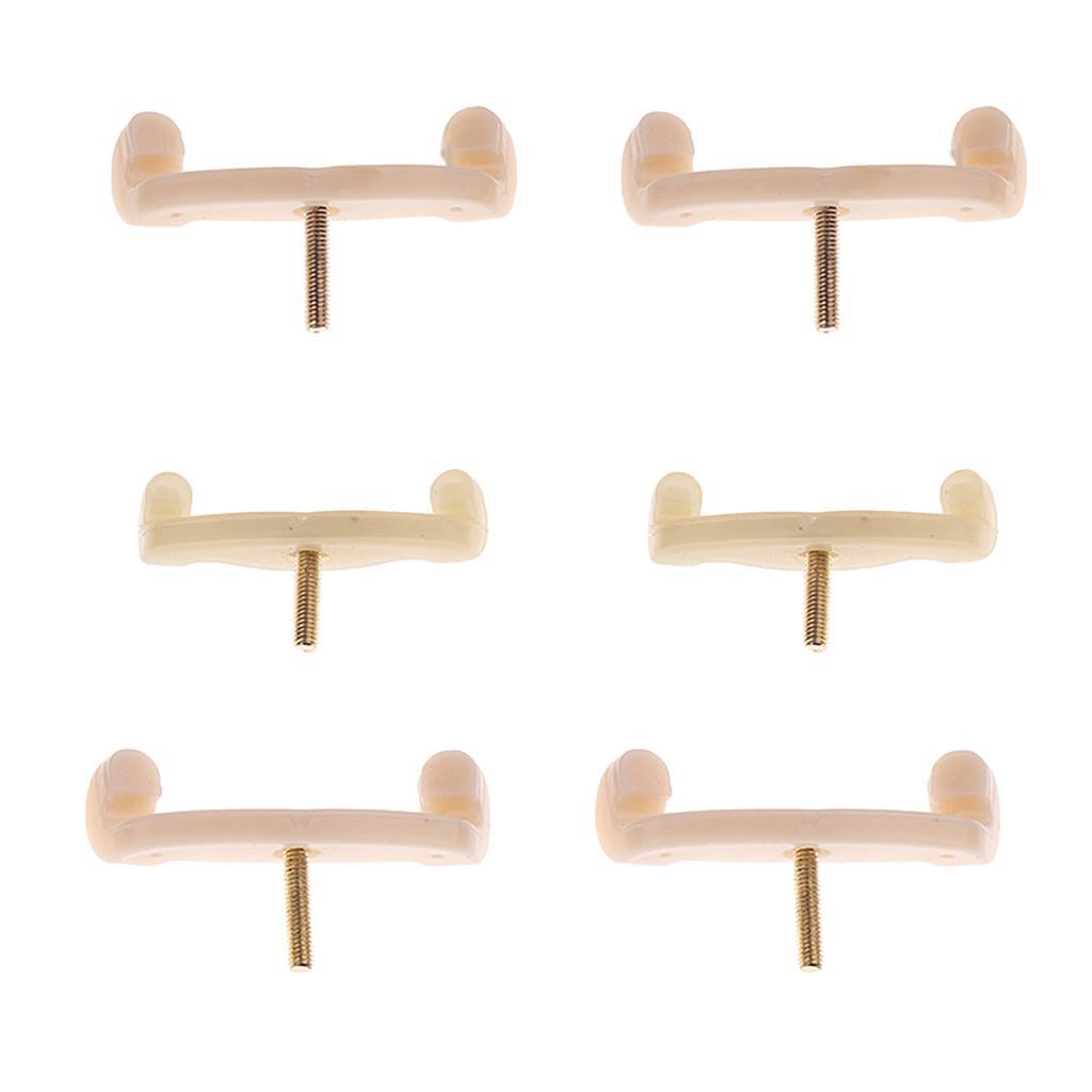 2x Violin Shoulder Rest Replacement Feet 3/4 4/4  Parts Accessory