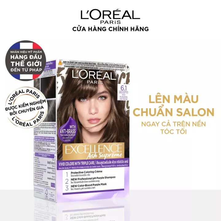 Kem nhuộm dưỡng tóc màu thời trang L'Oreal Paris Excellence Fashion 172ml