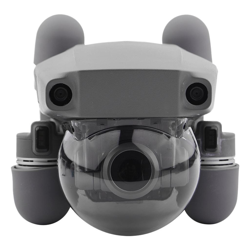 2xGimbal Camera Protector Cover Lens Hood Cap for DJI Mavic 2 Pro Gray