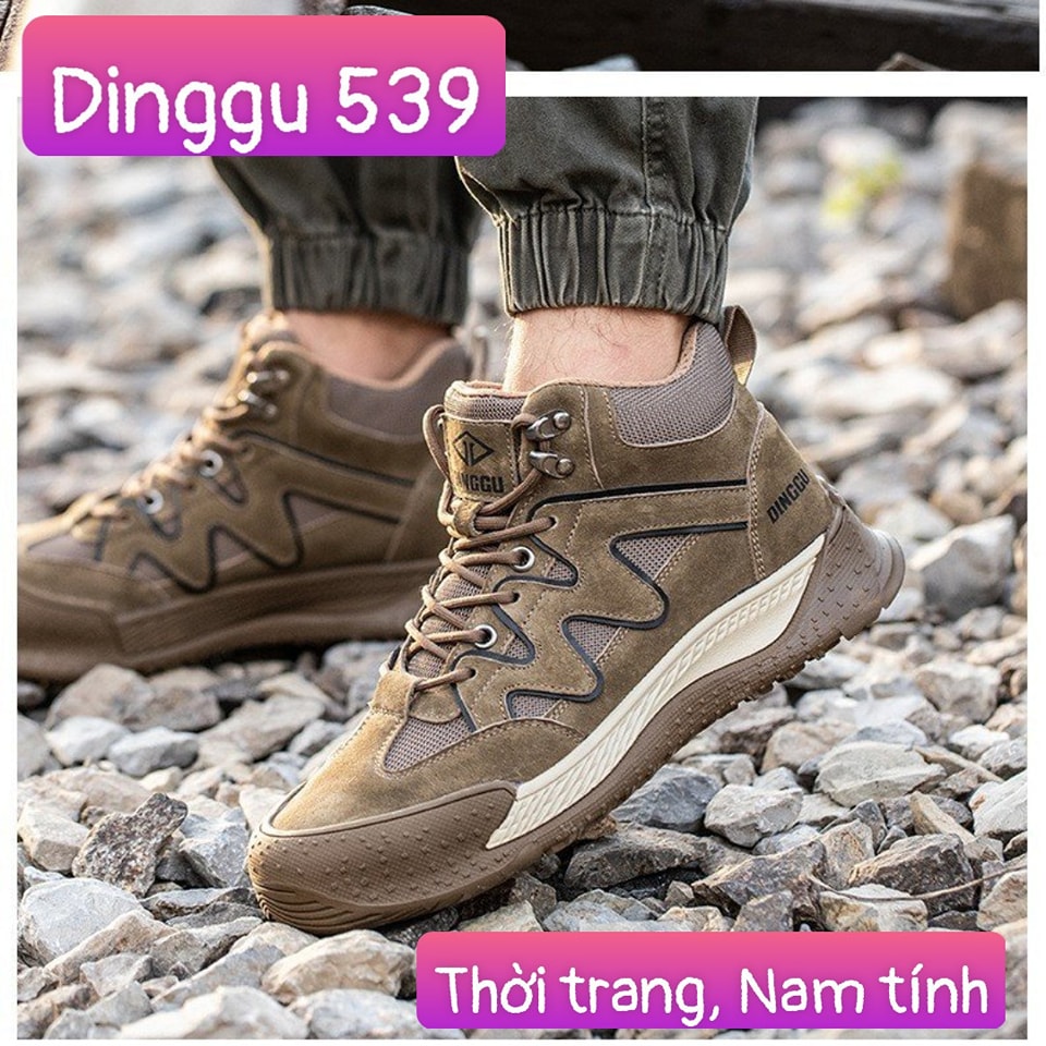 Giày Bảo Hộ Lao Động DINGGU 539, Thể Thao, Chống Trơn Trượt, Chống Đinh, Chống Va Đập, Siêu Nhẹ, Thoáng Khí, Mẫu Mới 2023, Nhập khẩu Trung Quốc, Tặng Kèm Vớ