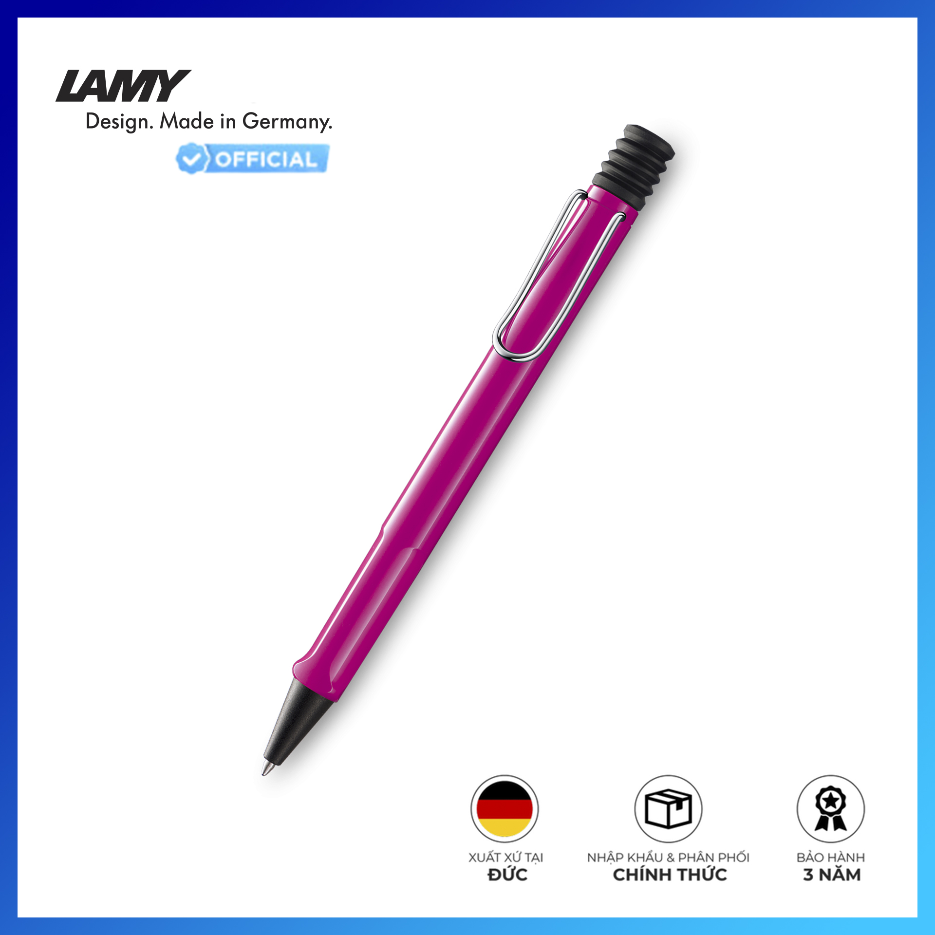 Bút Bi Lamy Safari Pink 213 - Mực Xanh - 4030239