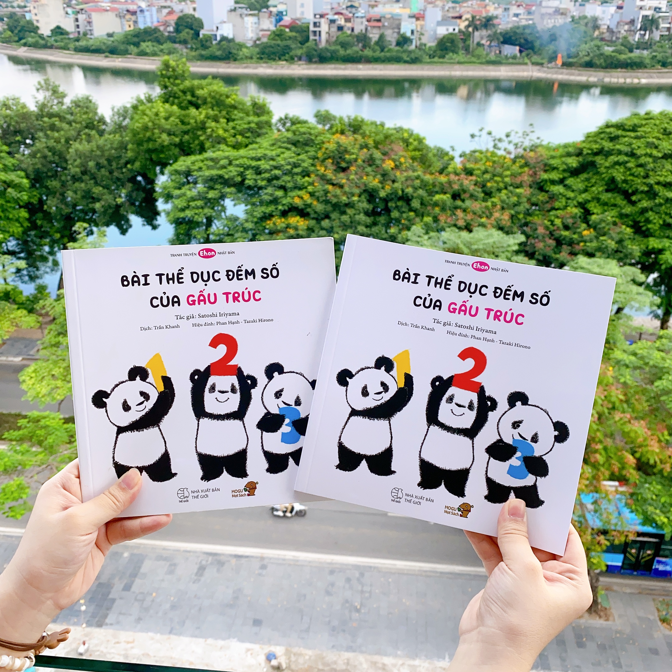 Ehon - Làm quen với sách cho bé 0-2 tuổi - Bài thể dục đếm số của Gấu Trúc